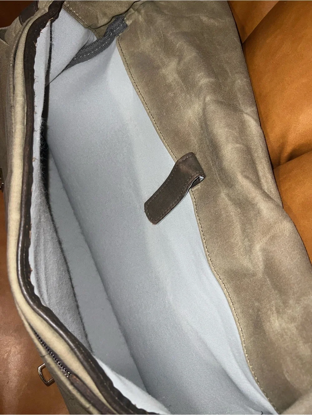 ONA The Union Street Messenger Bag | Ranger Tan, Waxed Canvas & Leather